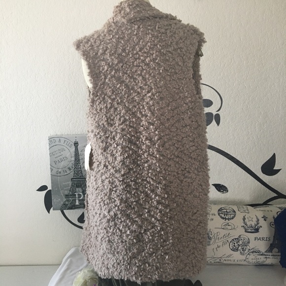 Altar’d State | nubby vest duster size extra small / tan brown - Picture 5 of 15